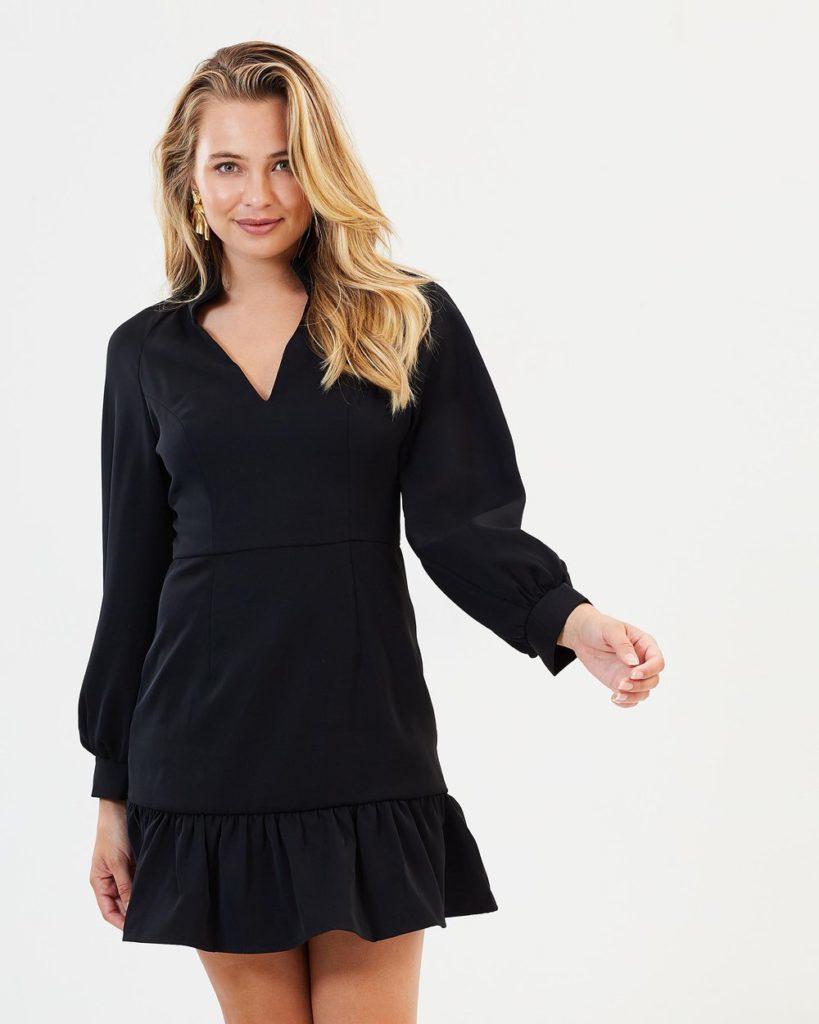 Mossman The Stranger Things Mini Dress Black Size 6 - Image 2