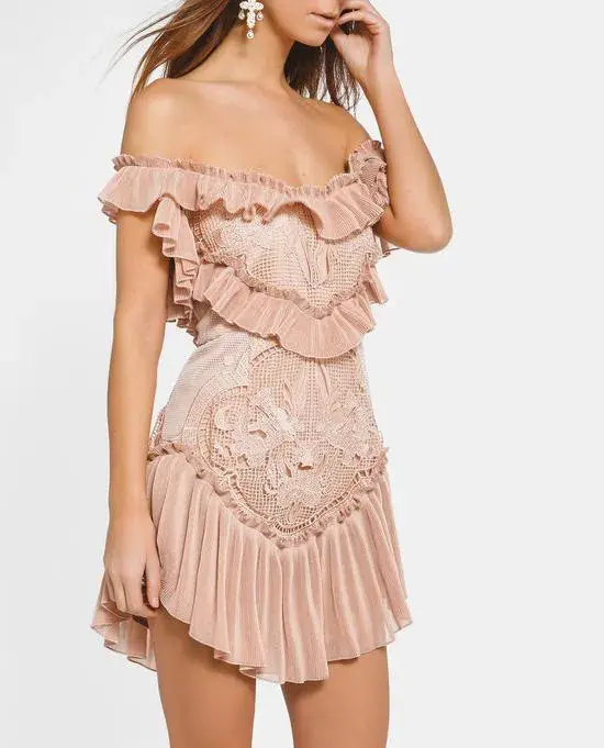 Alice McCall Lovebirds Dress Rose Pink Size 6 for rent on The Volte - main image