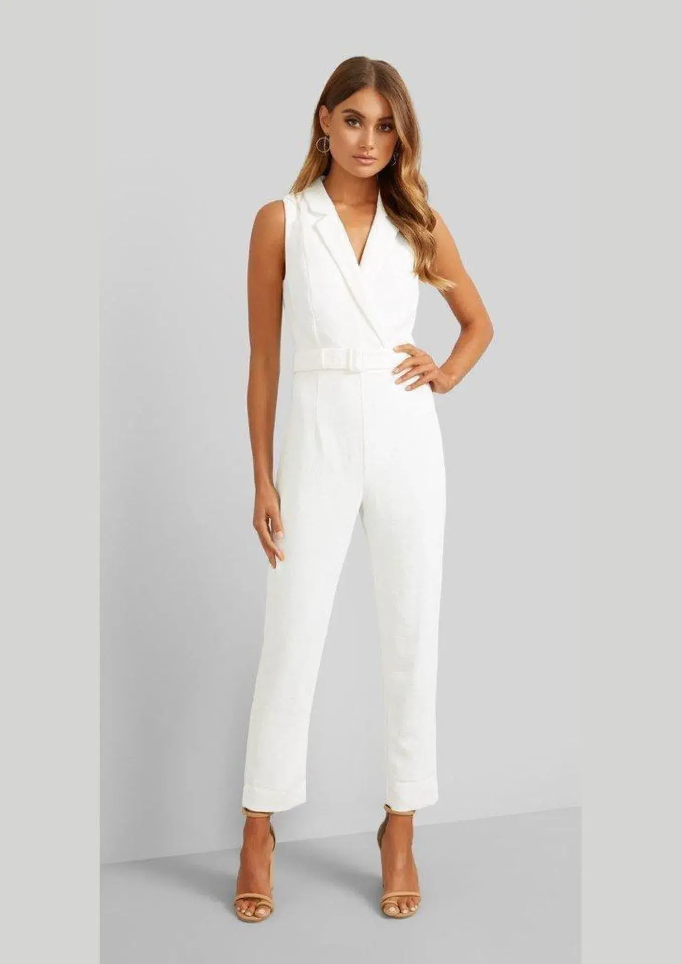 Kookai Valentine Jumpsuit White Size 6 - Image 1
