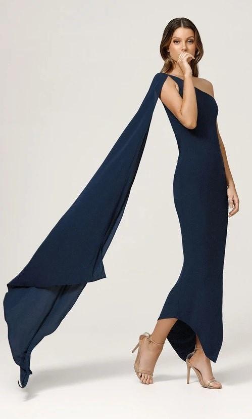Lexi Riley Dress Blue Size 6 - Image 4