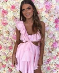 SOFIA THE LABEL | Rose Dress in Baby Pink | Size 6 - Image 3