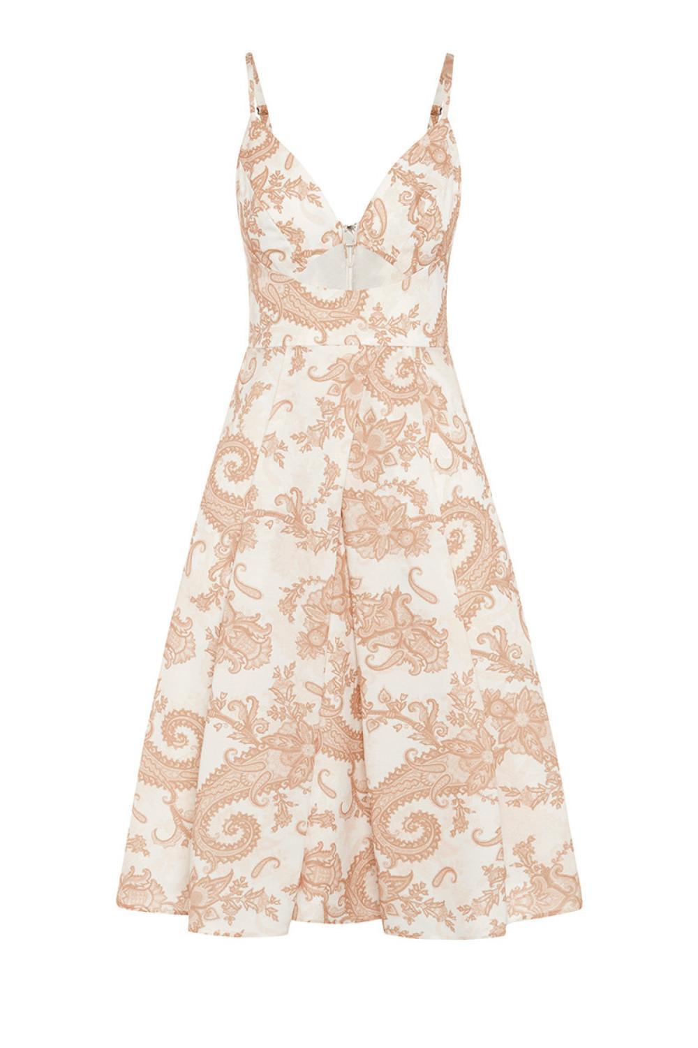 Sheike Bokhara Dress Size 10 - Image 5