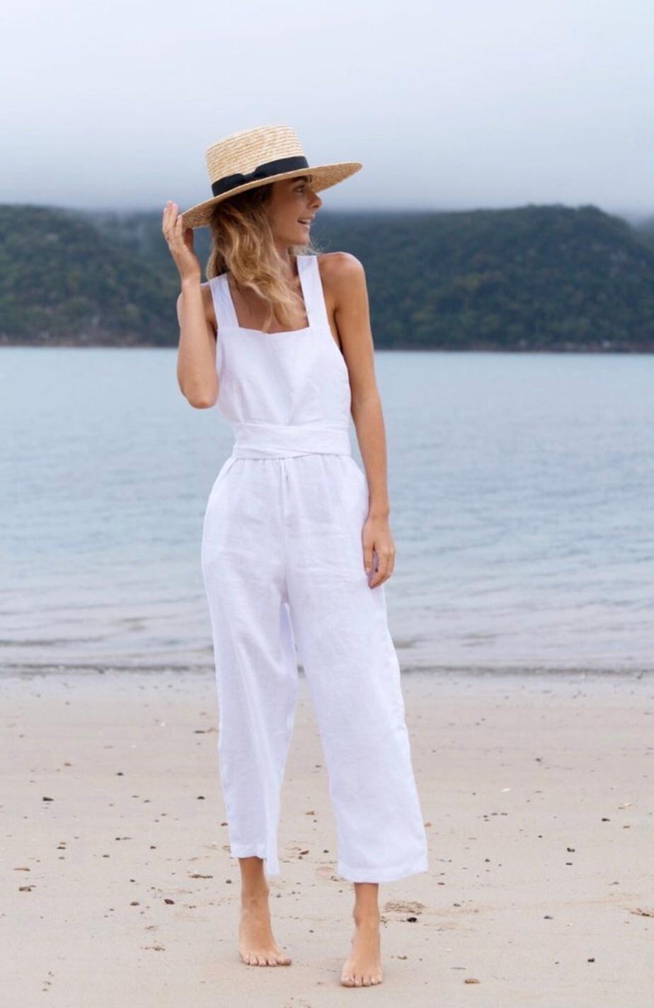 Posse The Isobel Jumpsuit White Size 8/Small - Image 1