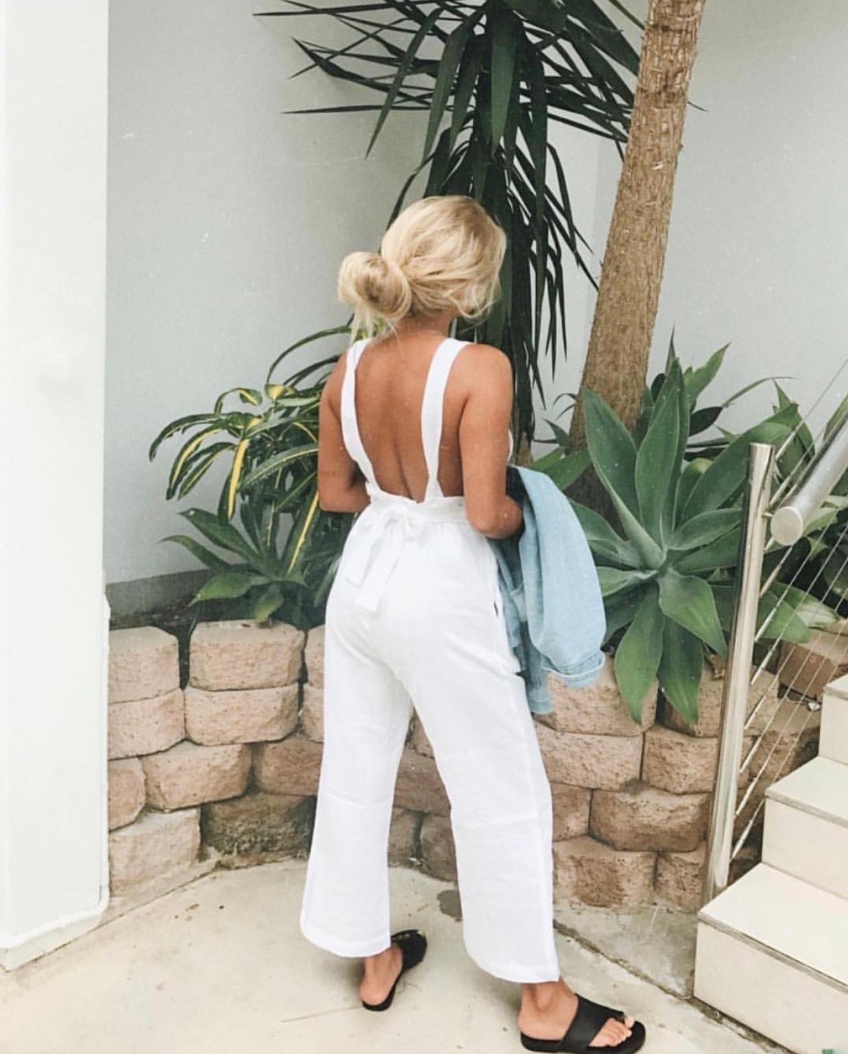 Posse The Isobel Jumpsuit White Size 8/Small - Image 6