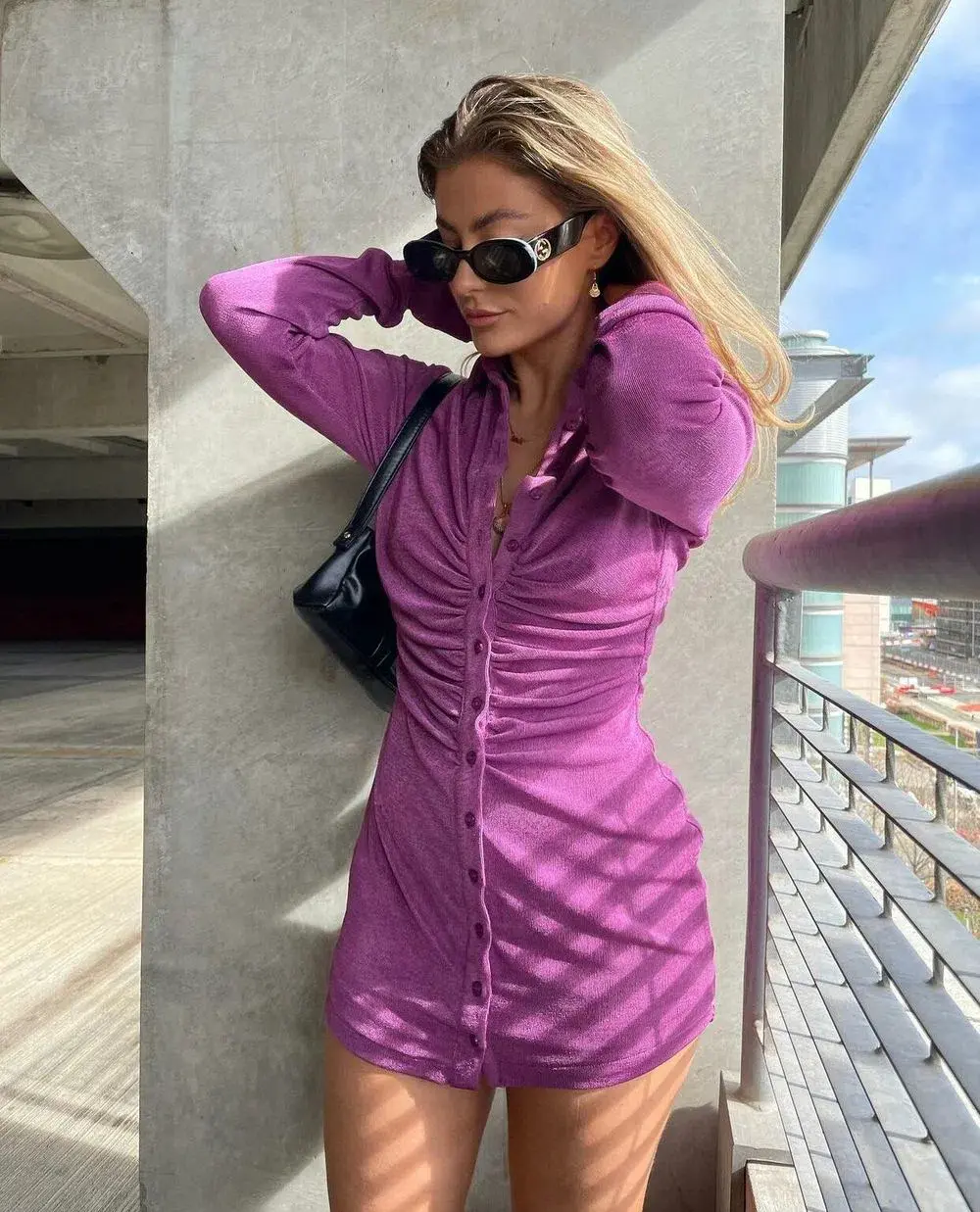 With Jéan Andy Dress in Violetta Size XS/ AU 6 - Image 2