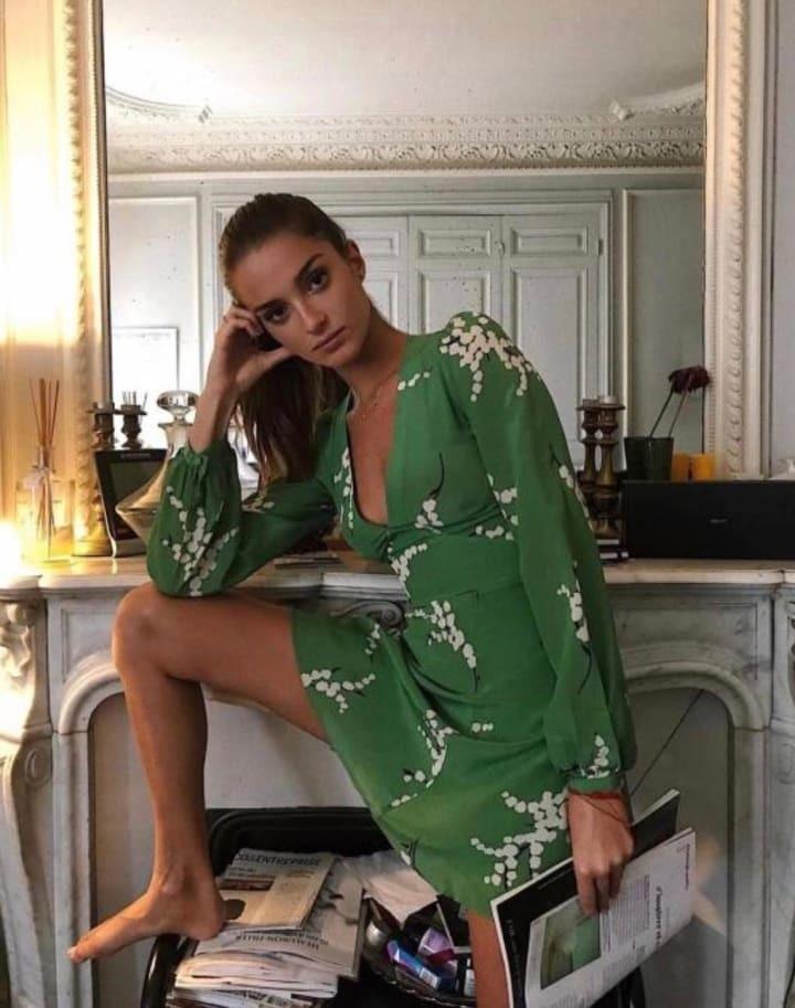Realisation Par The Kate Dress Summer Loving Green Size 4 - Image 4