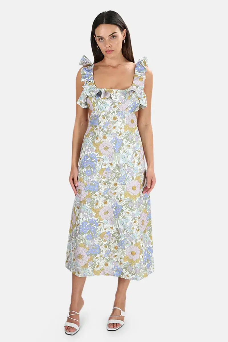 Zimmerman Super Eight Midi Dress size 12 - Image 1