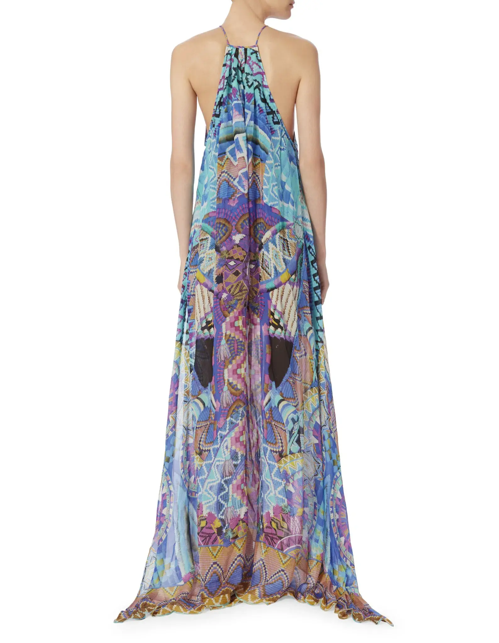 Camilla Alice in Essaouira Sheer Overlay Dress Print Size 8 - Image 5