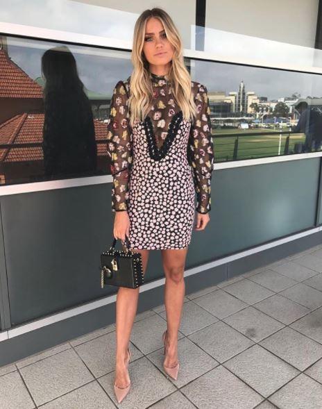 ASILIO | Chimes at Midnight Dress Size 6 | As Seen on Elyse Knowlzy for rent on The Volte - main image