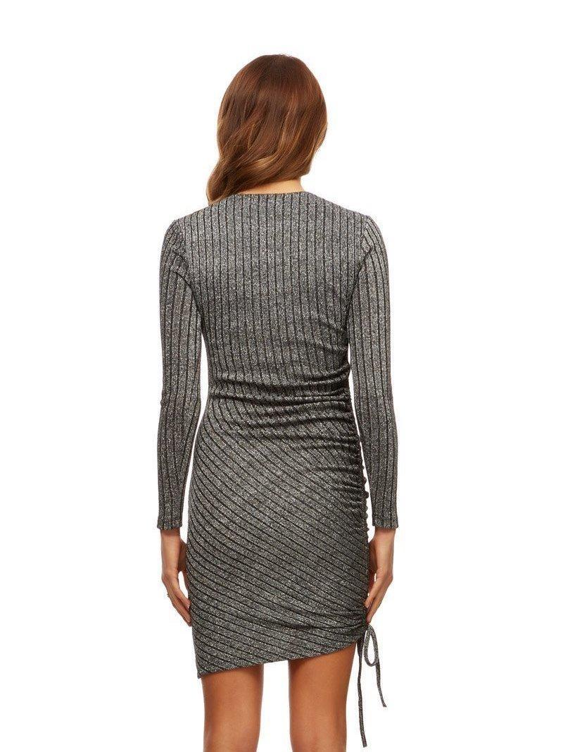 Kookai Jaggar Dress Grey Size 6 - Image 4