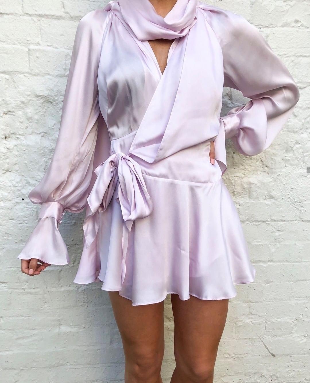 Acler Doheny Mini Dress in Blush Size 6 - Image 7