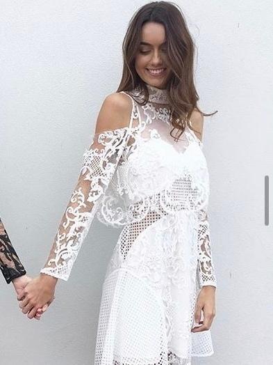 Thurley Chateau dress White Size 12 for rent on The Volte - main image