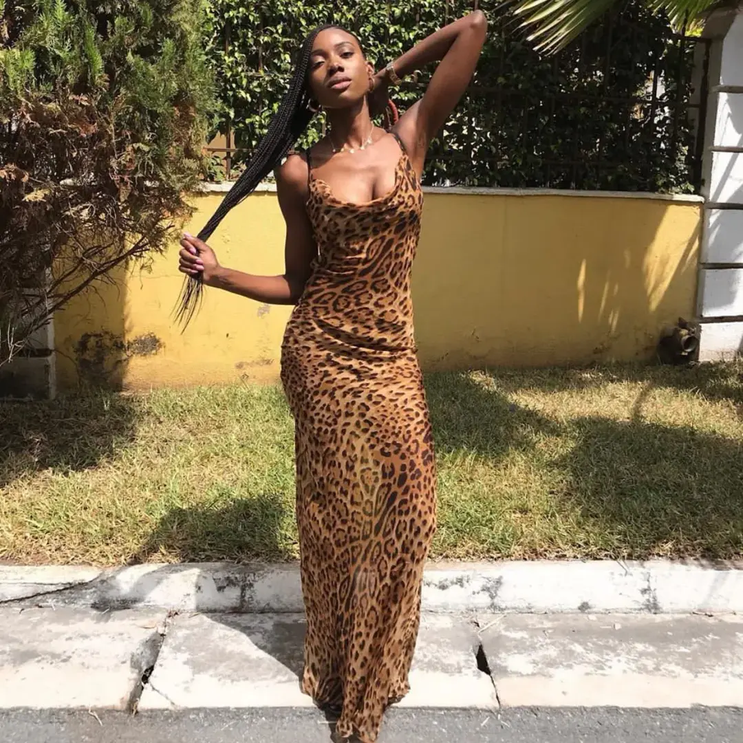 Rat & Boa Valentina Dress Animal Print Dress Size 6 for rent on The Volte - main image