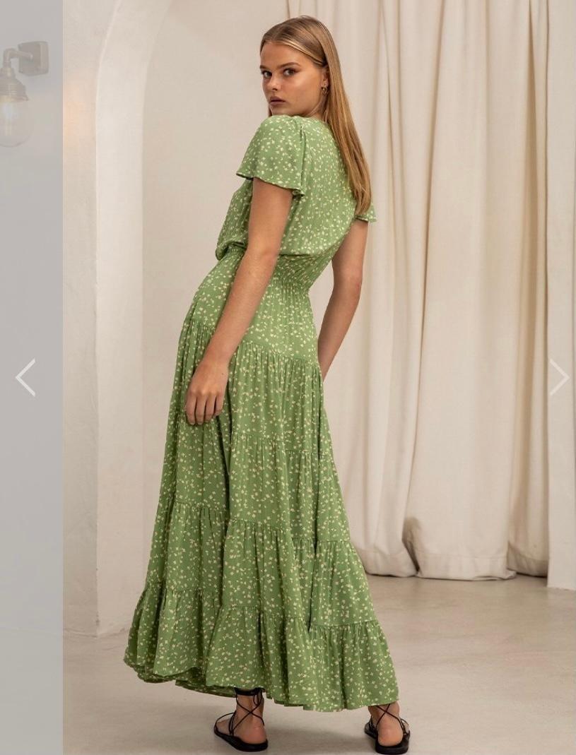 Kivari Lucia Ditsy Tie Maxi sz XS - Image 1