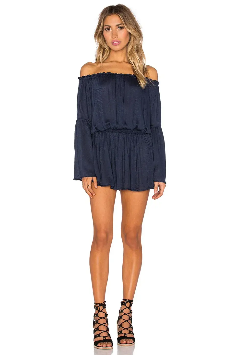 Steele Messiah Dress In Indigo Navy Size AU 6 for rent on The Volte - main image