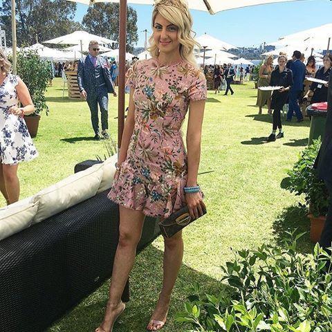 Zimmermann Tropicale Lattice Mini Dress Pink Floral Size 0 / AU 8 for rent on The Volte - main image