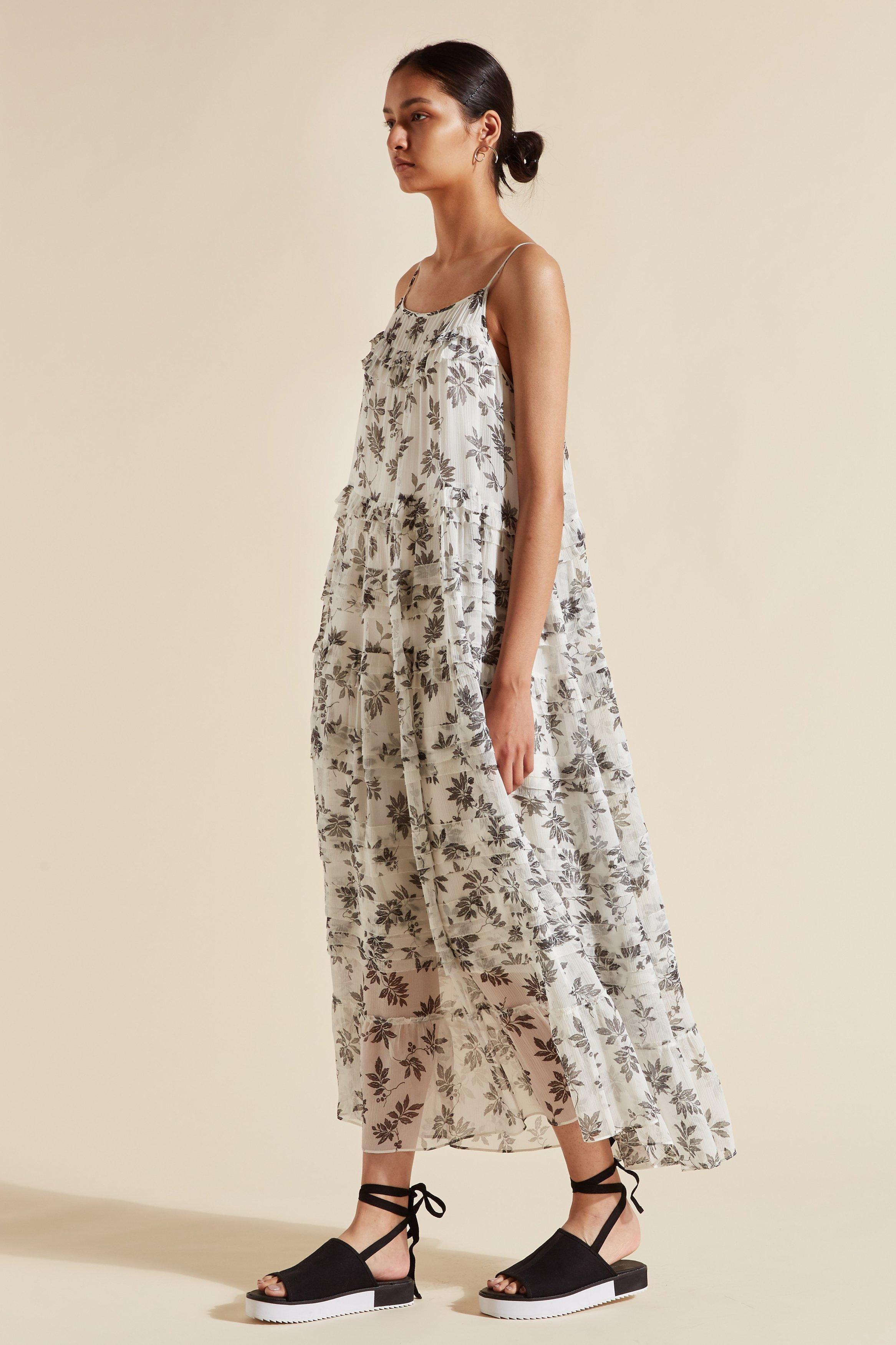 Lee Mathews Lucy Cami Dress Floral Vine Size 1/Au 8 - Image 3