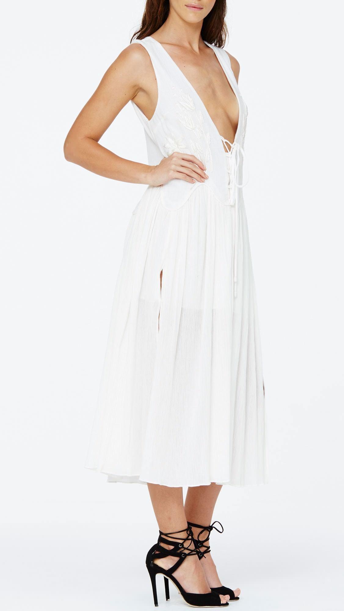 Alice McCall Wild Aster Dress White Size 4 - Image 2
