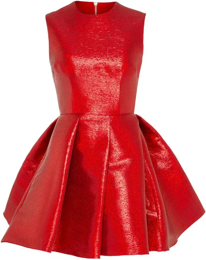 Alex Perry Ainsley Dress Red Size 6 - Image 3