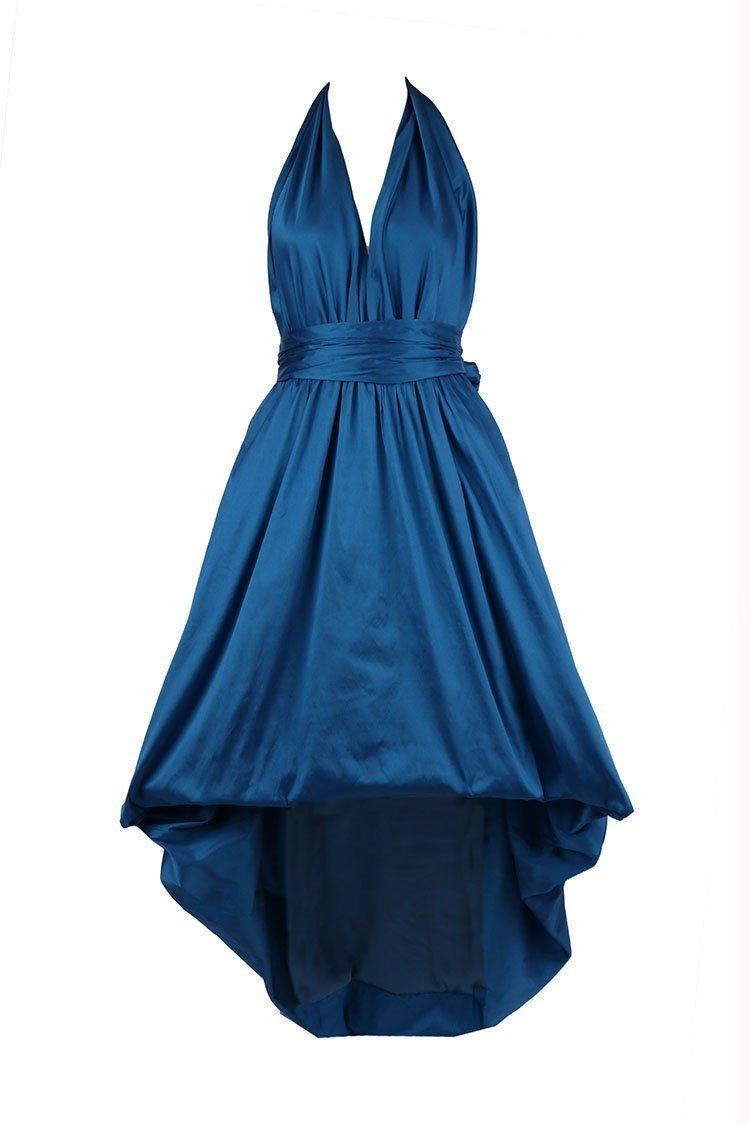 Lucy Laurita Cameo Bubble Gown in Ocean Blue Size 10 - Image 3