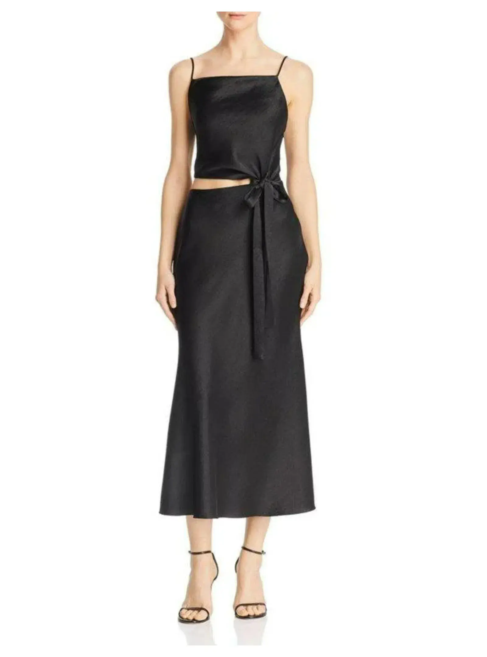 Bec & Bridge Claudia Cut Out Midi Dress Black Size AU 6 - Image 1