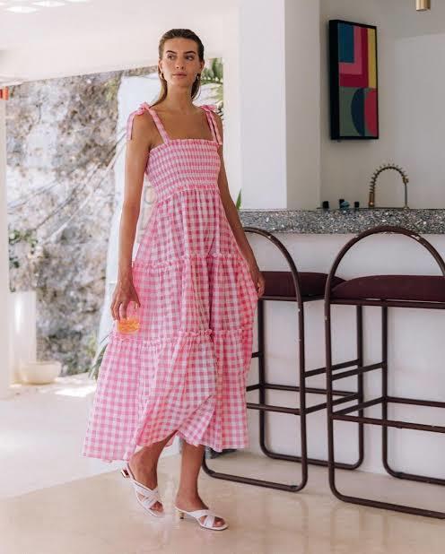 Steele Lyla Dress Hot Pink  - Image 4
