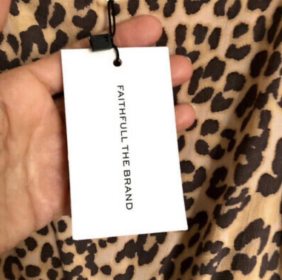 Faithfull The Brand Elsa Jumpsuit Mila Animal Print size  for rent on The Volte - main image