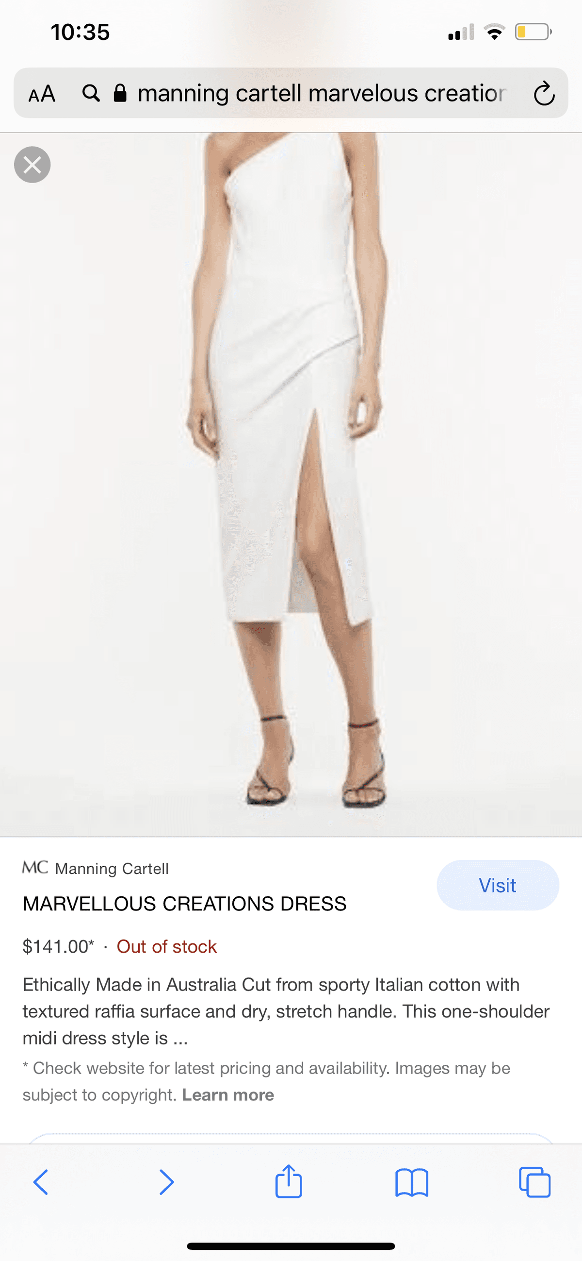 Manning Cartell Marvellous Creations Dress White size 8  - Image 5