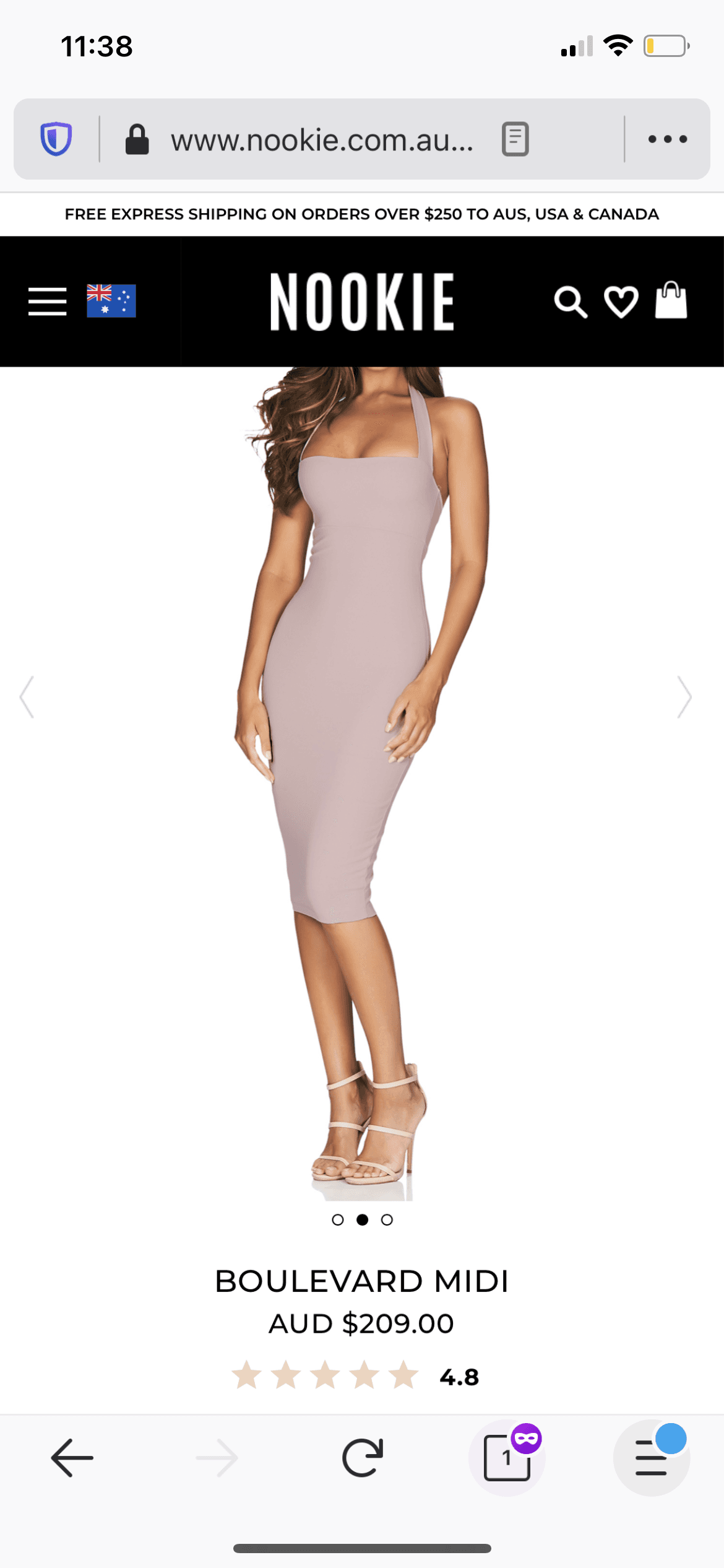 Nookie Boulevard Midi dress - Image 2