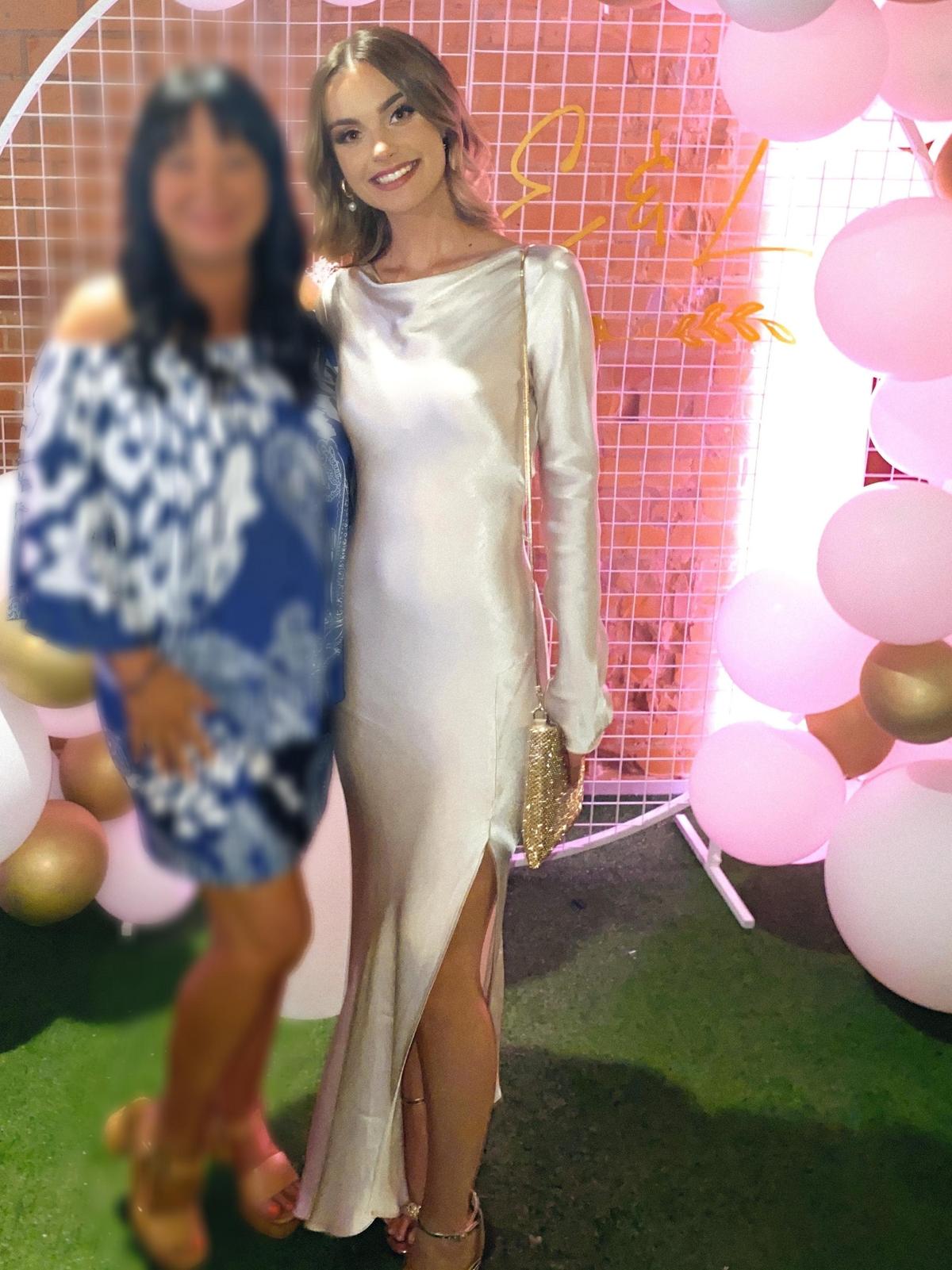 Bec & Bridge Moon Dance Long Sleeve Maxi Dress Sand Size 6 - Image 1