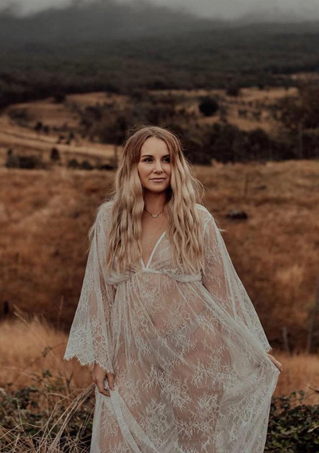 Co & Ry Hattie Lace Dress White Size 12 for rent on The Volte - main image