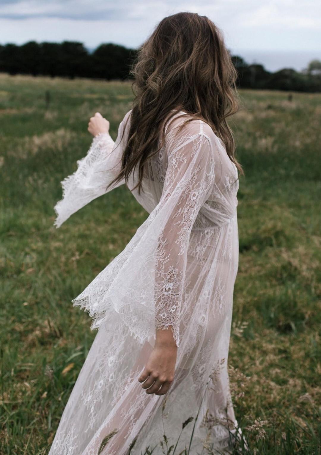 Co & Ry Hattie Lace Dress White Size 12 for rent on The Volte - main image