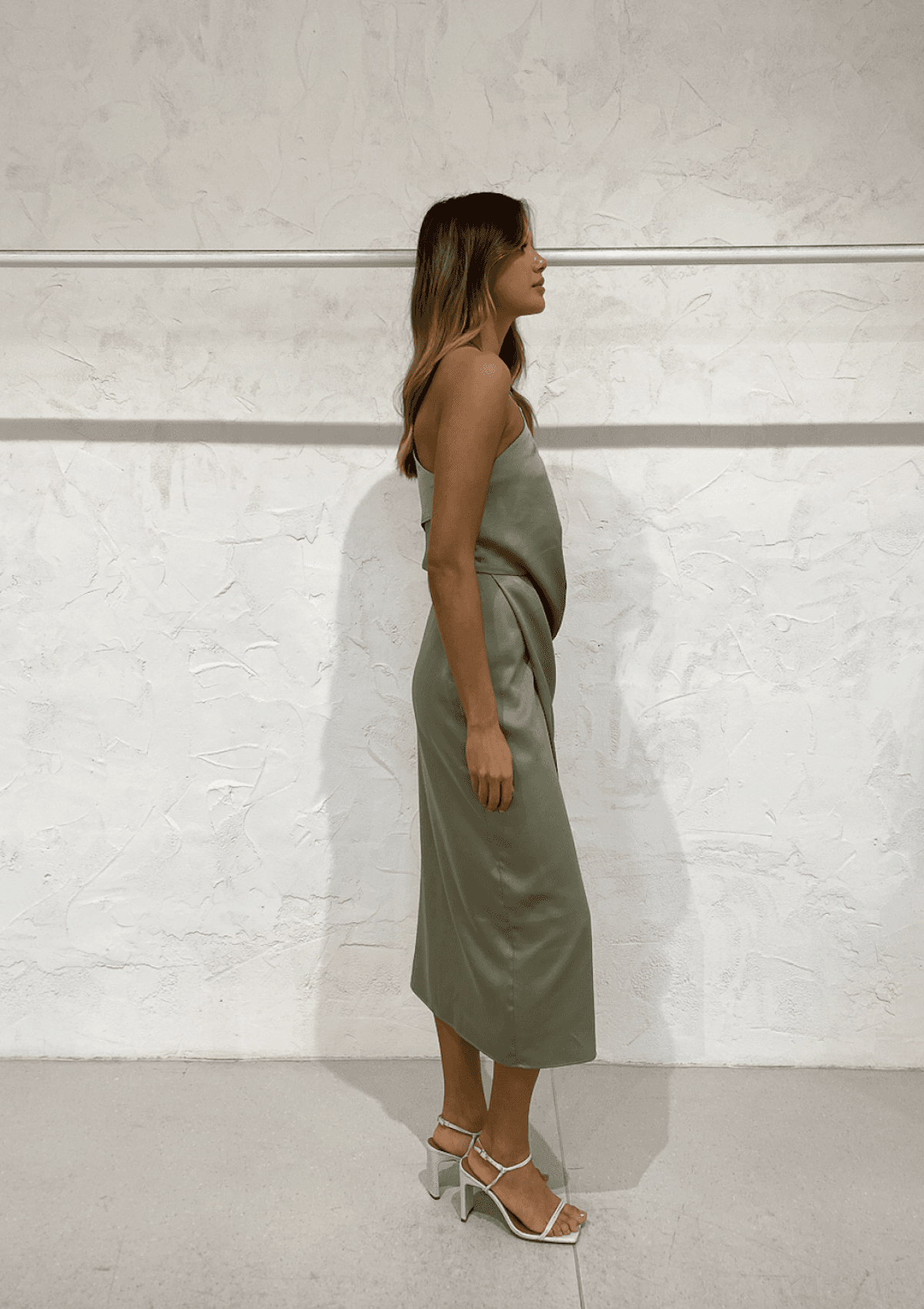 One Fell Swoop Elusive Midi Dress Green Size 12 - Image 3