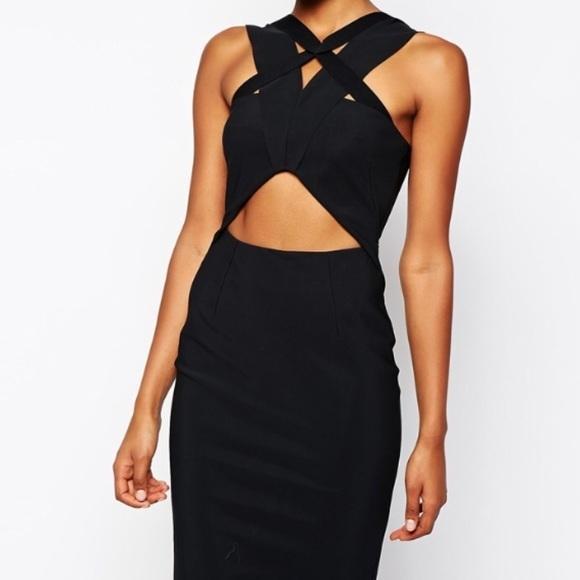Shakuhachi Strappy Odyssey Dress in Black Size 6 - Image 3