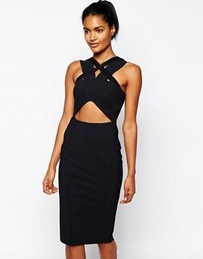 Shakuhachi Strappy Odyssey Dress in Black Size 6 - Image 1