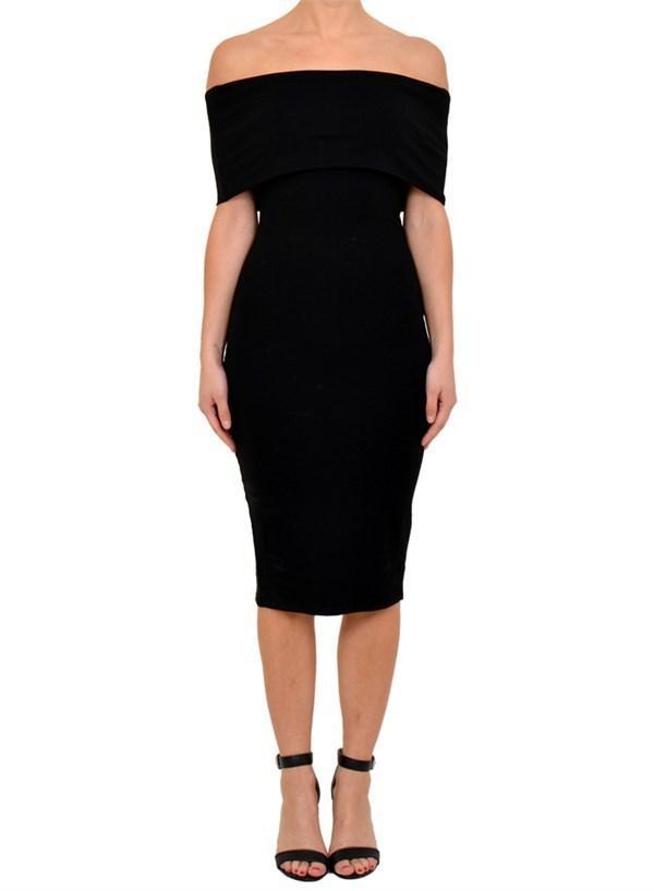 Mossman The Bare Shoulder Dress in Burgundy Size 6 - Image 5