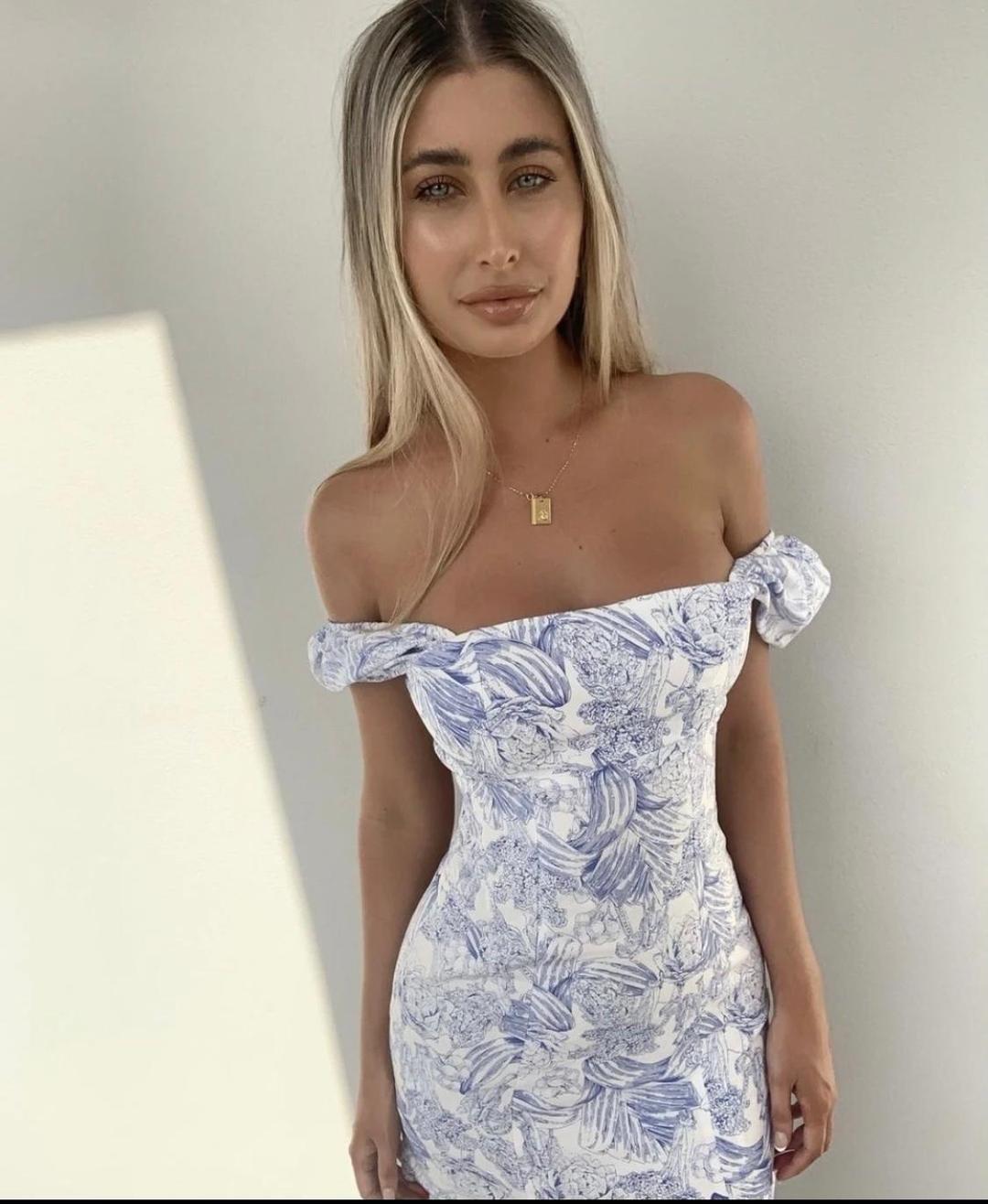 Kookai Atlas Mini Dress Print Size 34 for rent on The Volte - main image