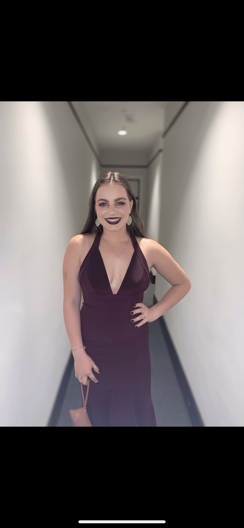 Sheike Wine Dress  - Image 2