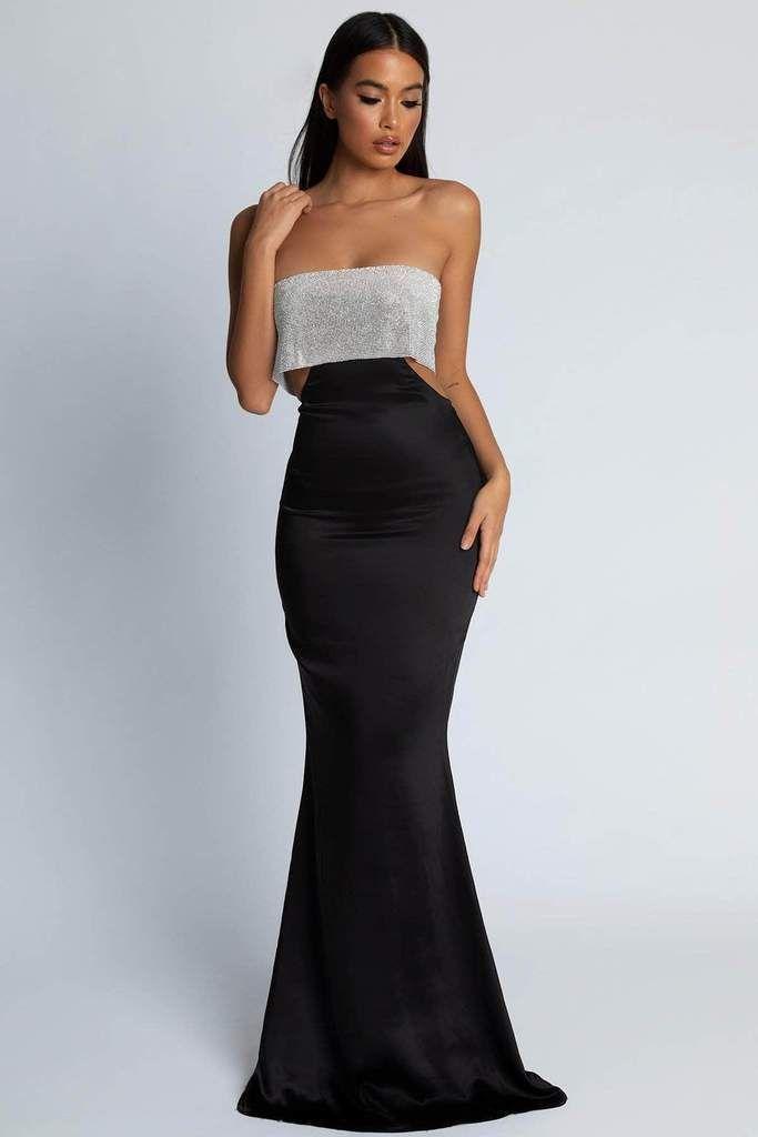 Genesis Strapless Diamante Maxi Dress - Image 4