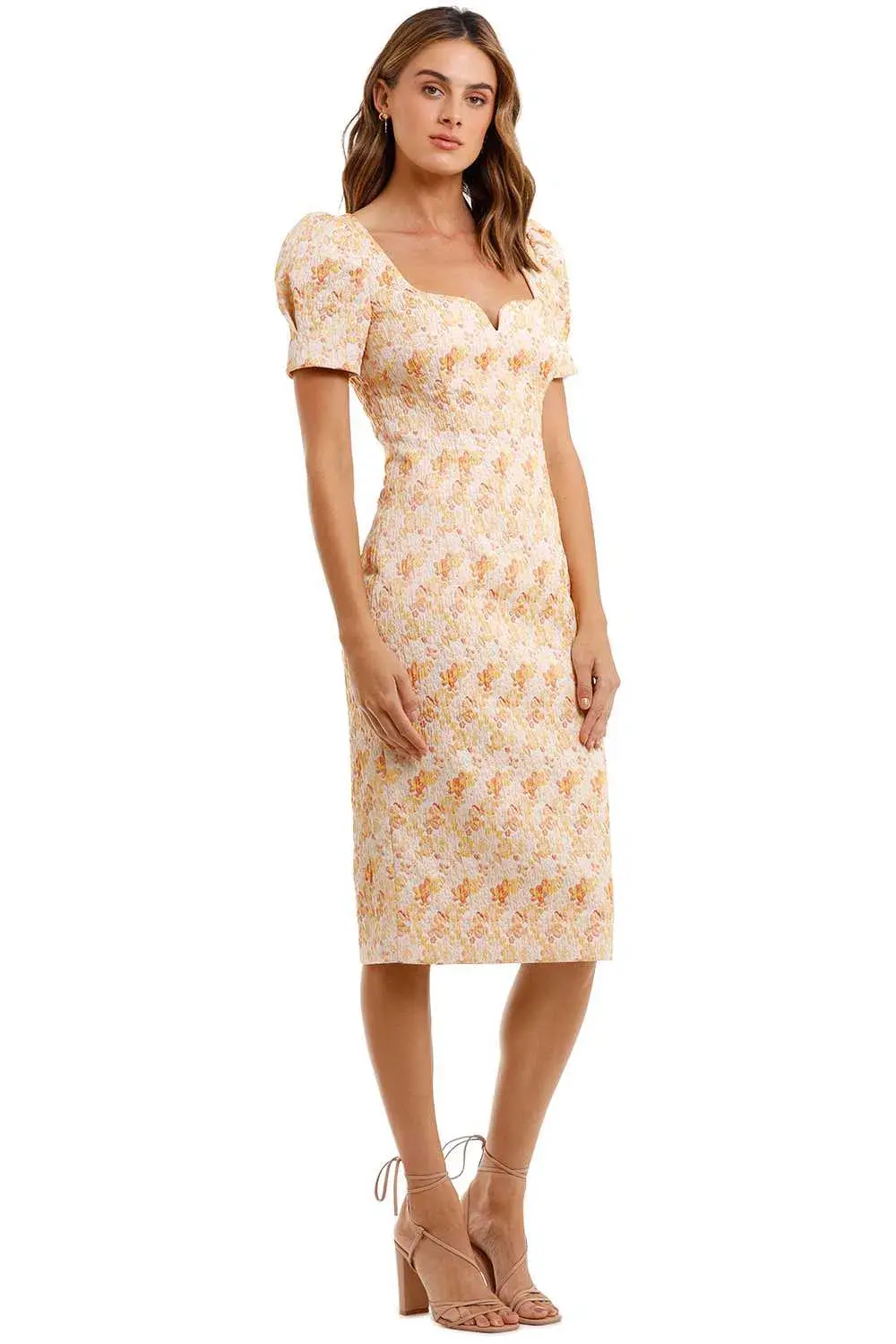 Rebecca Vallance Amber Midi Dress Print Size 8 - Image 2
