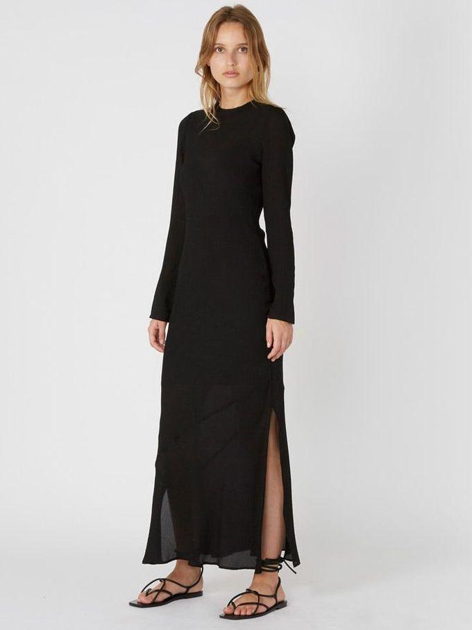 Sir The Label Indre Long Sleeve Dress Black Size AU 6 - Image 1