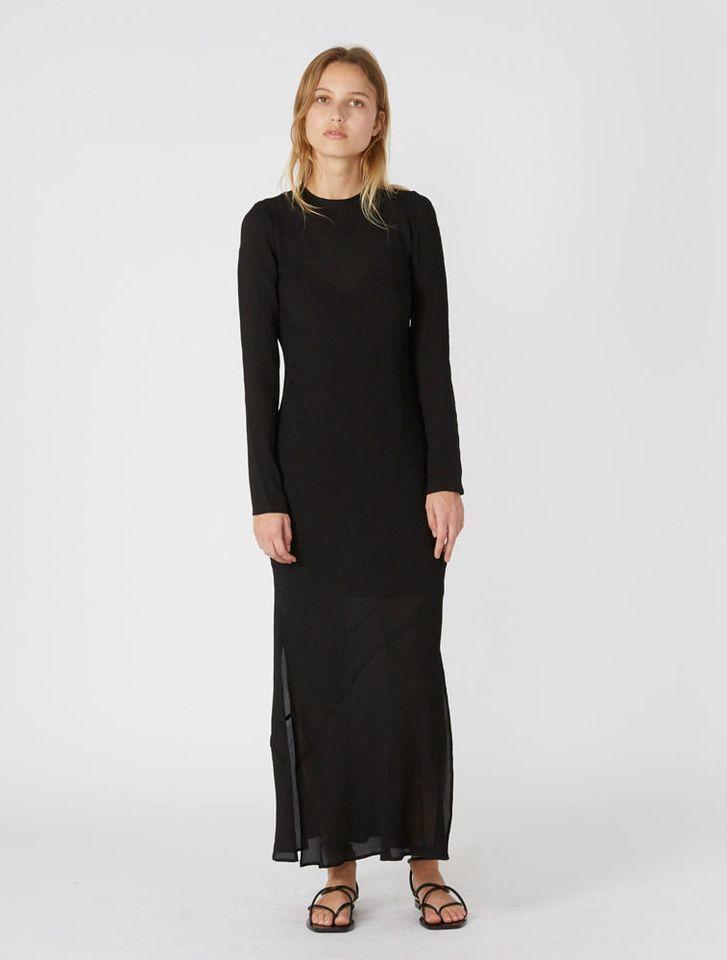Sir The Label Indre Long Sleeve Dress Black Size AU 6 - Image 5