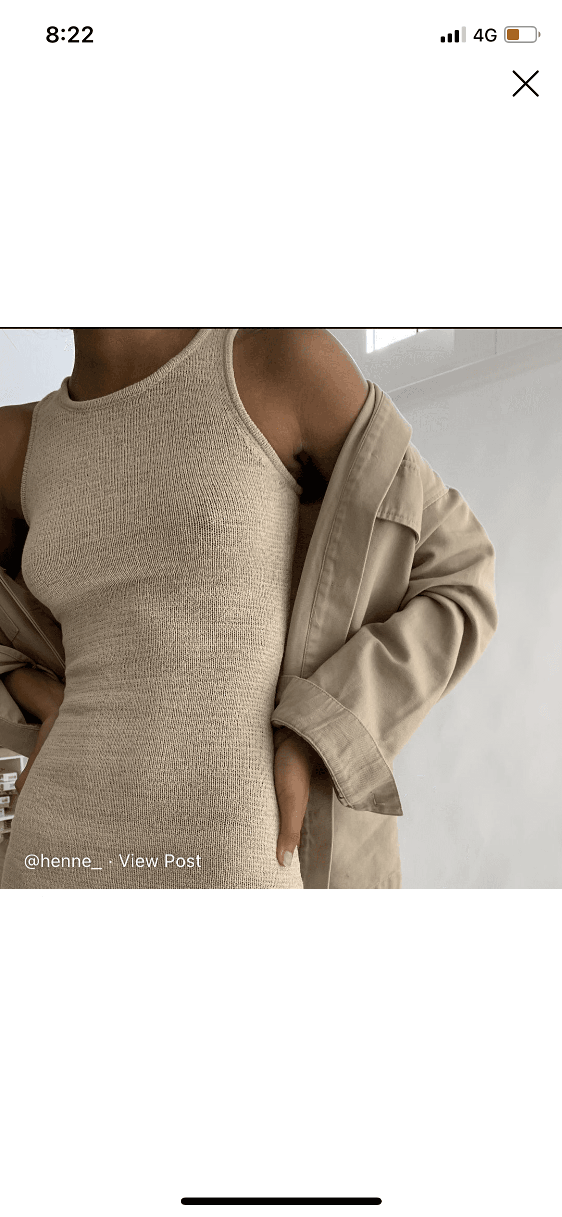 HENNE AGNES MIDI IN NUDE SIZE 6 - Image 3