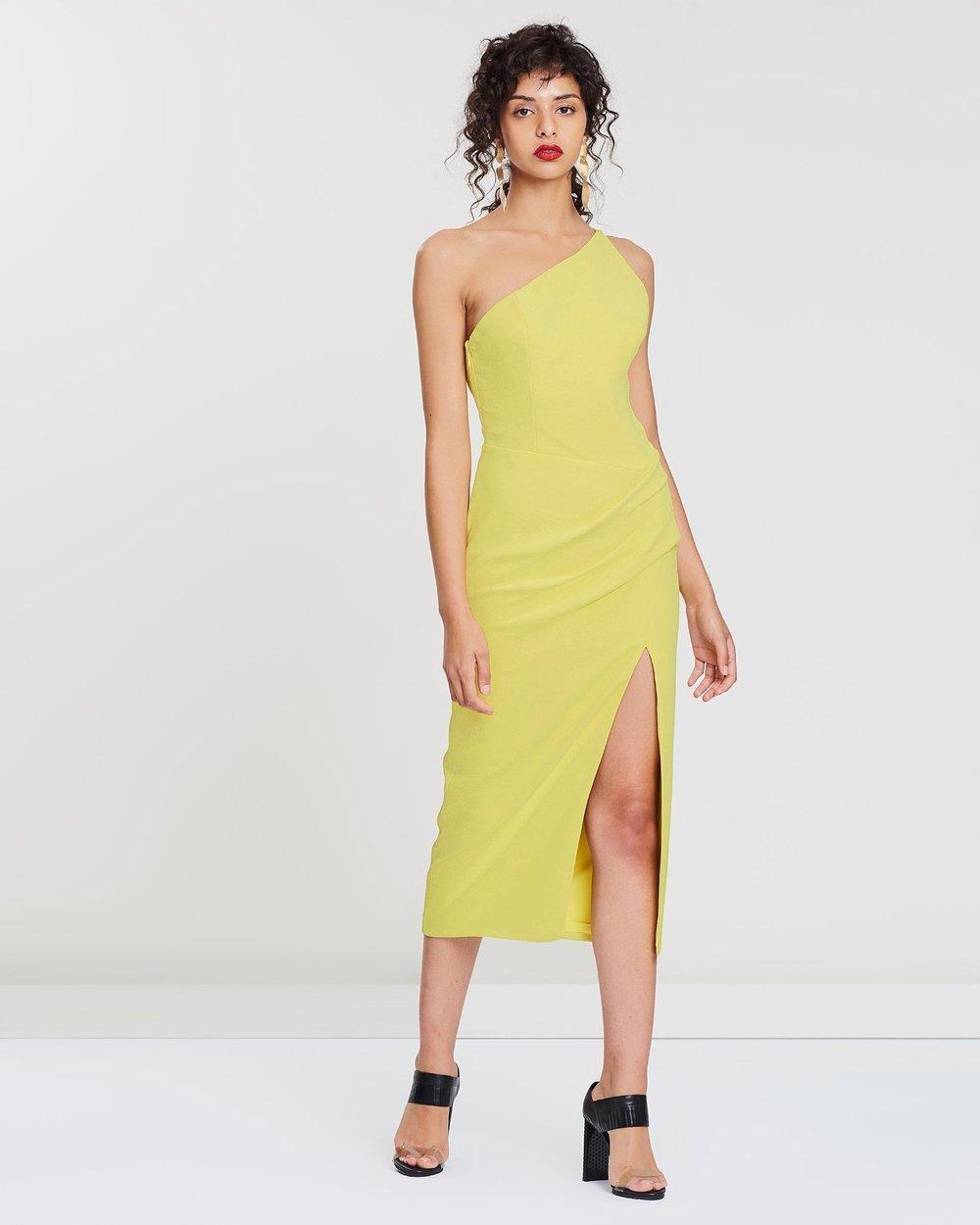 Manning Cartell - Radar Love Dress in Nuclear Yellow sz 8 - Image 3