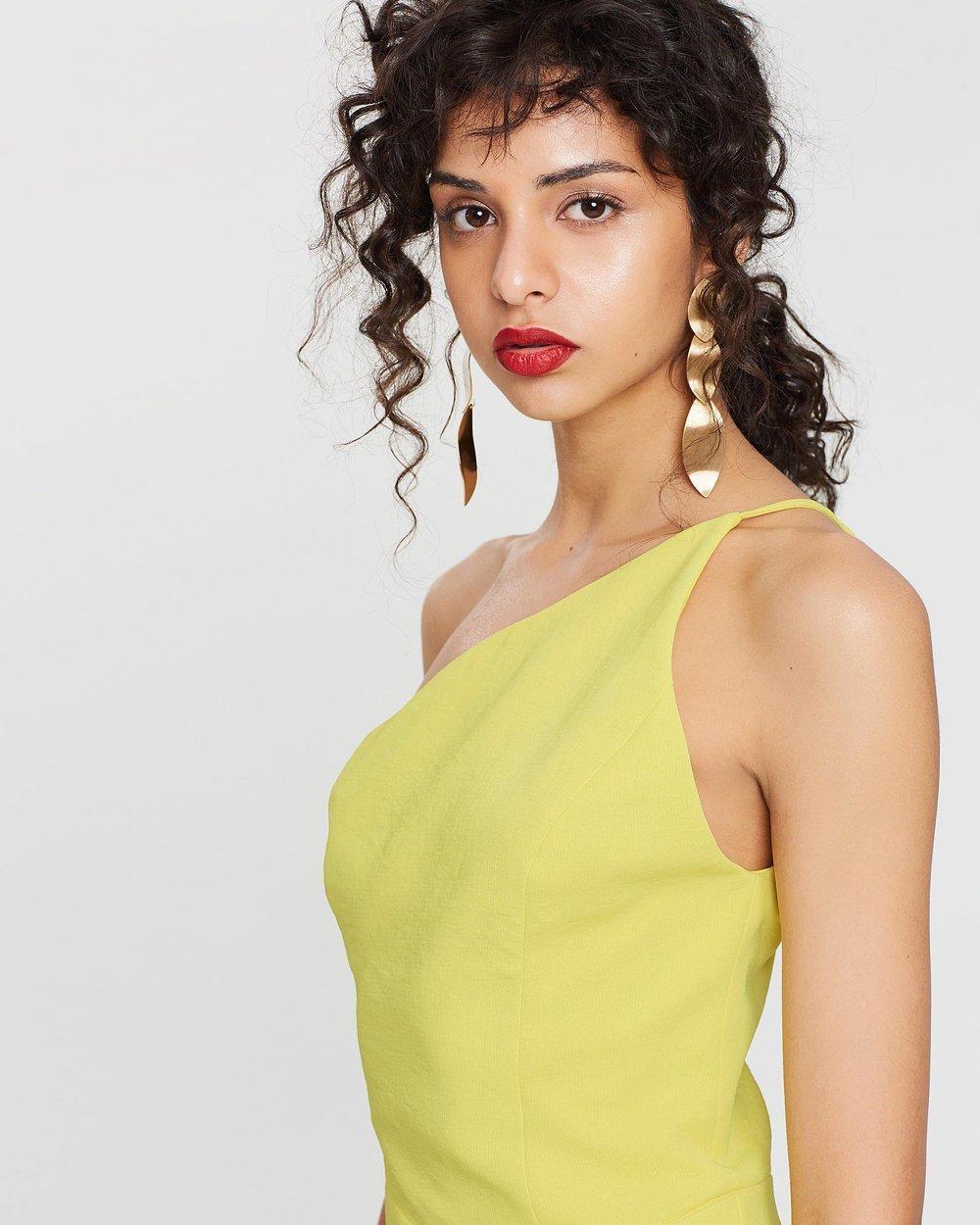 Manning Cartell - Radar Love Dress in Nuclear Yellow sz 8 for rent on The Volte - main image