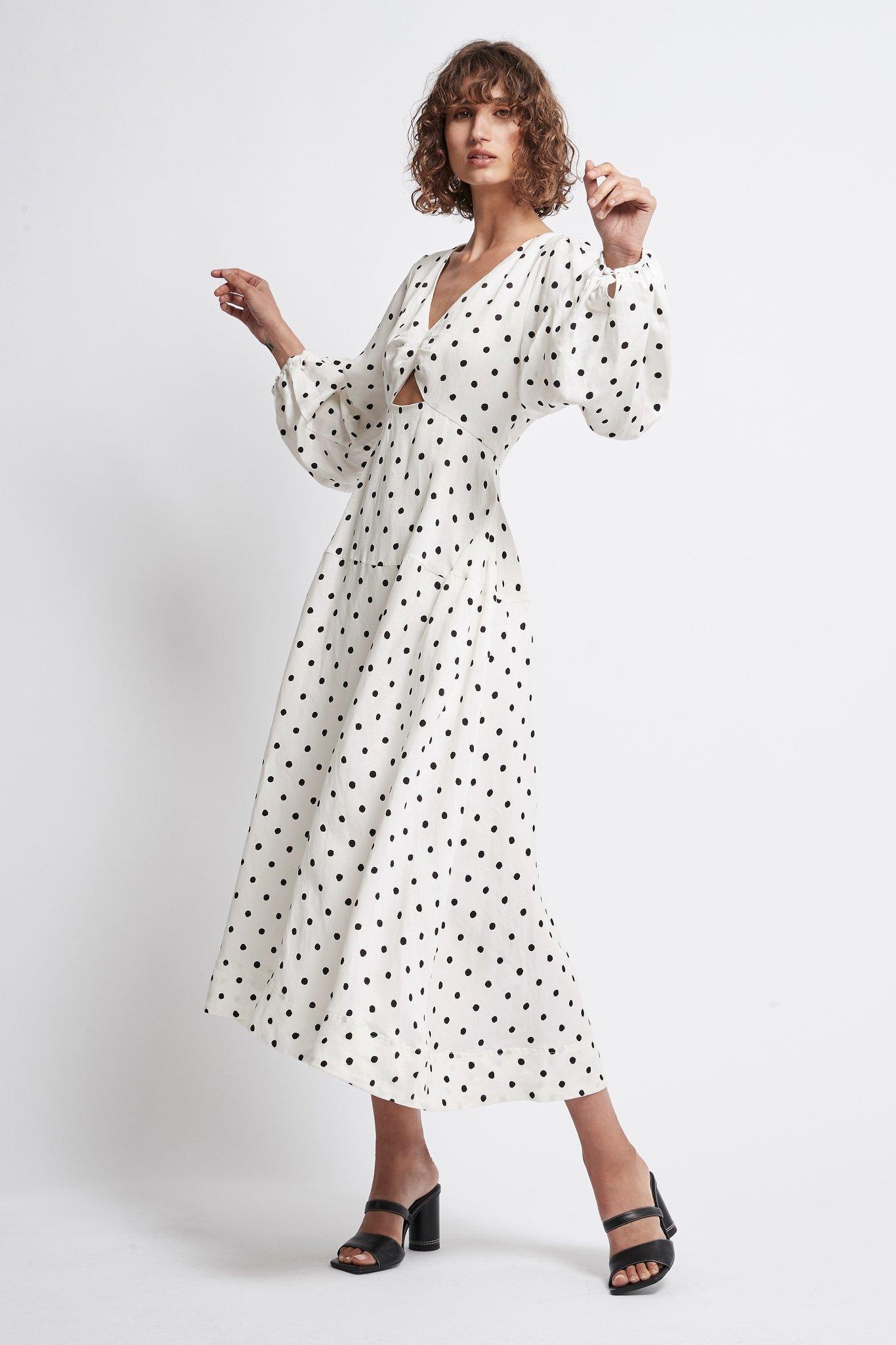 Aje Liberation Blouson Midi Dress - Image 2