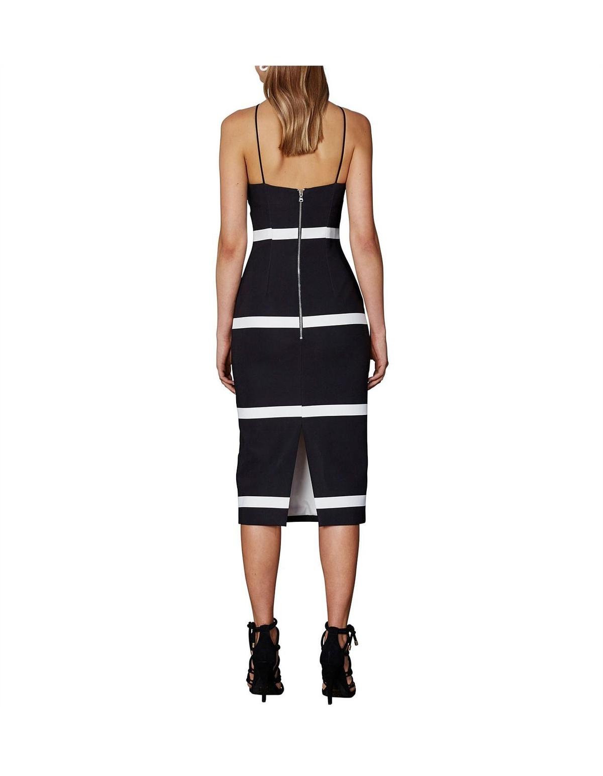 By Johnny shoestring Angle shift dress black & white Sz 12 - Image 3