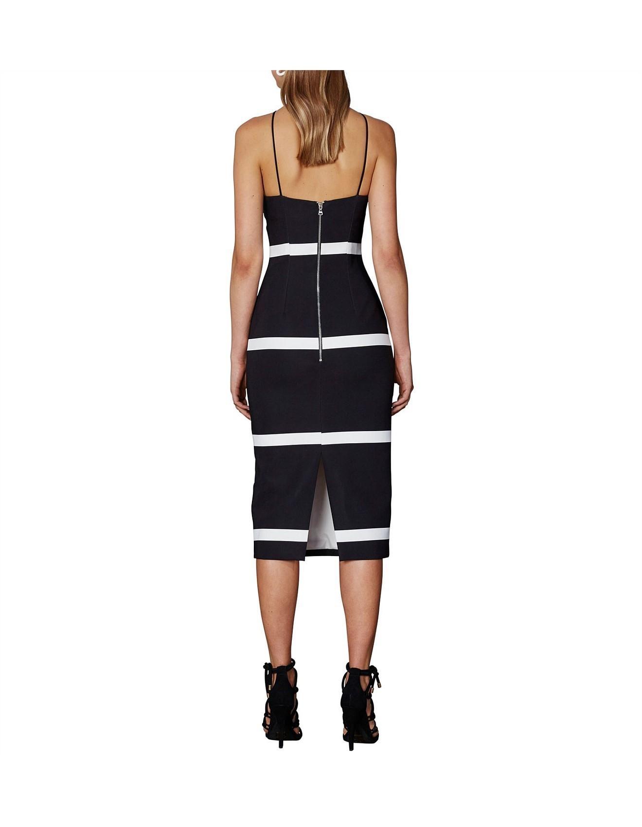 By Johnny shoestring Angle shift dress black & white Sz 12 - Image 3