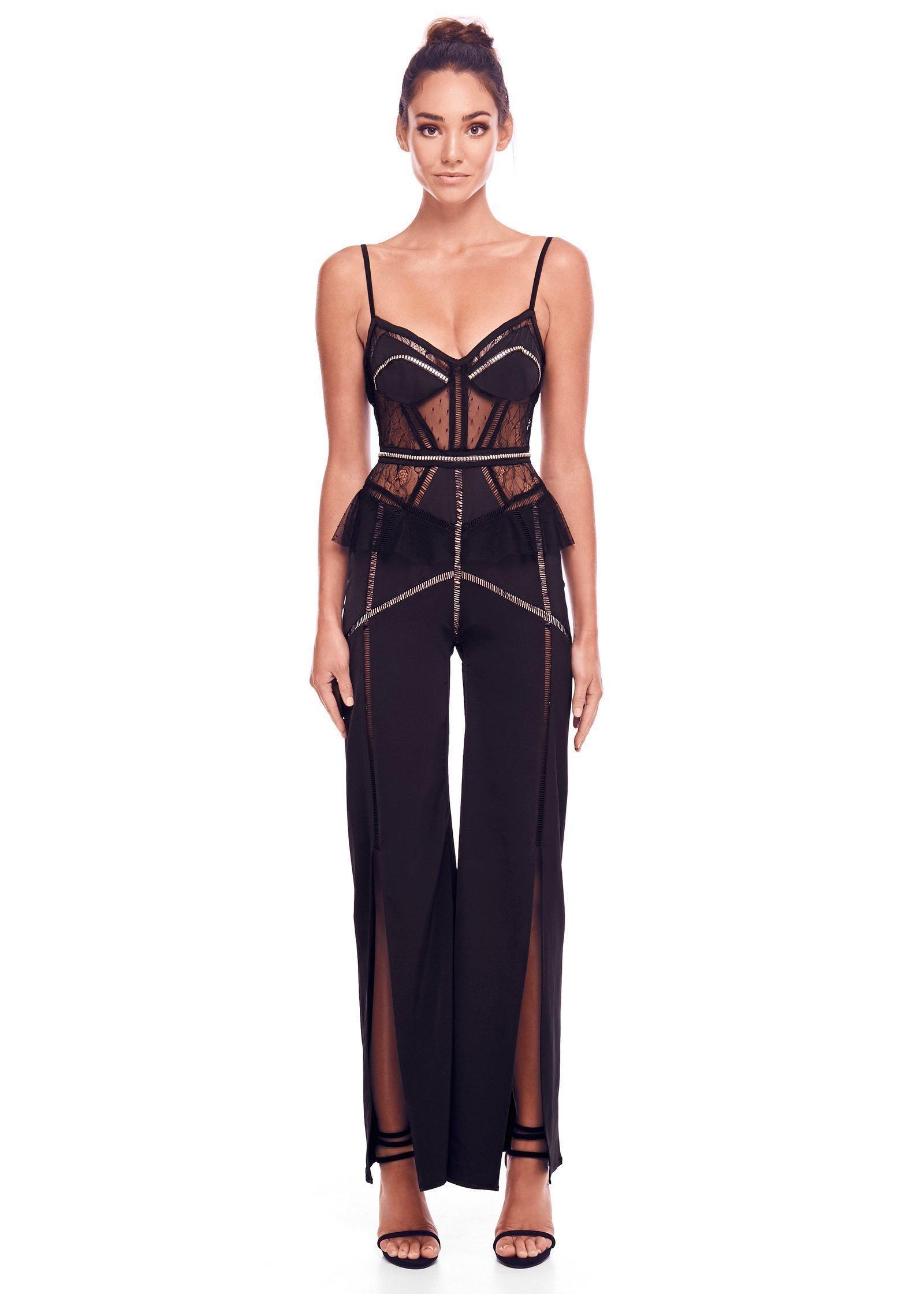 Eliya the Label - Capri Black Pantsuit size 6 - Image 1