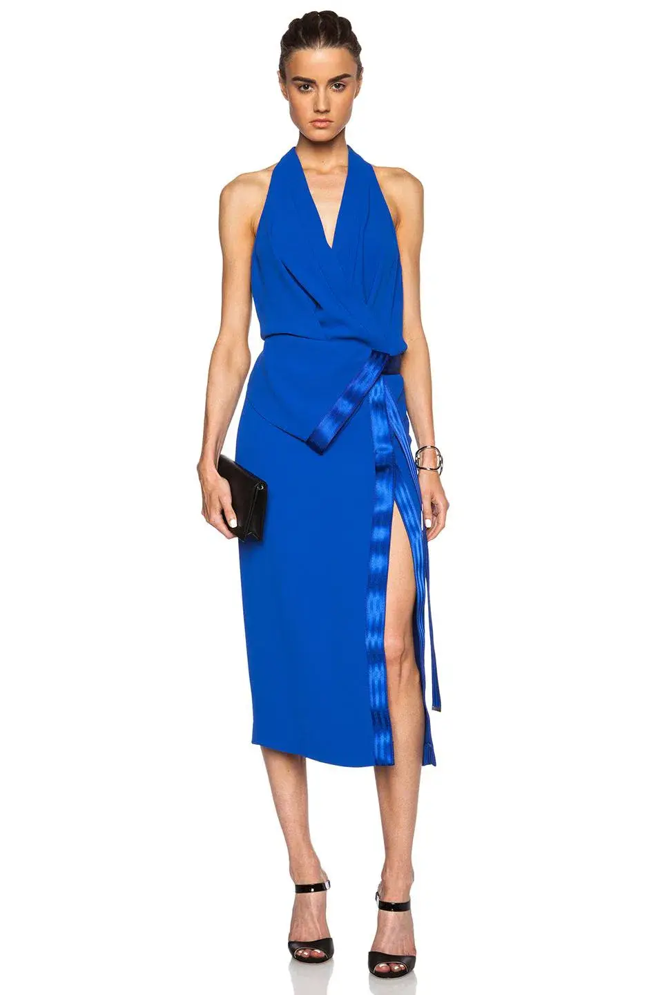 Dion Lee Safety Dress Blue Size 6 - Image 1